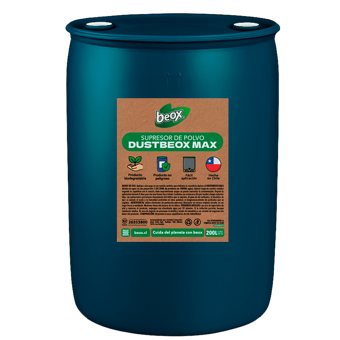 DustBeox MAX - 200 Litros Supresor de Polvo 1