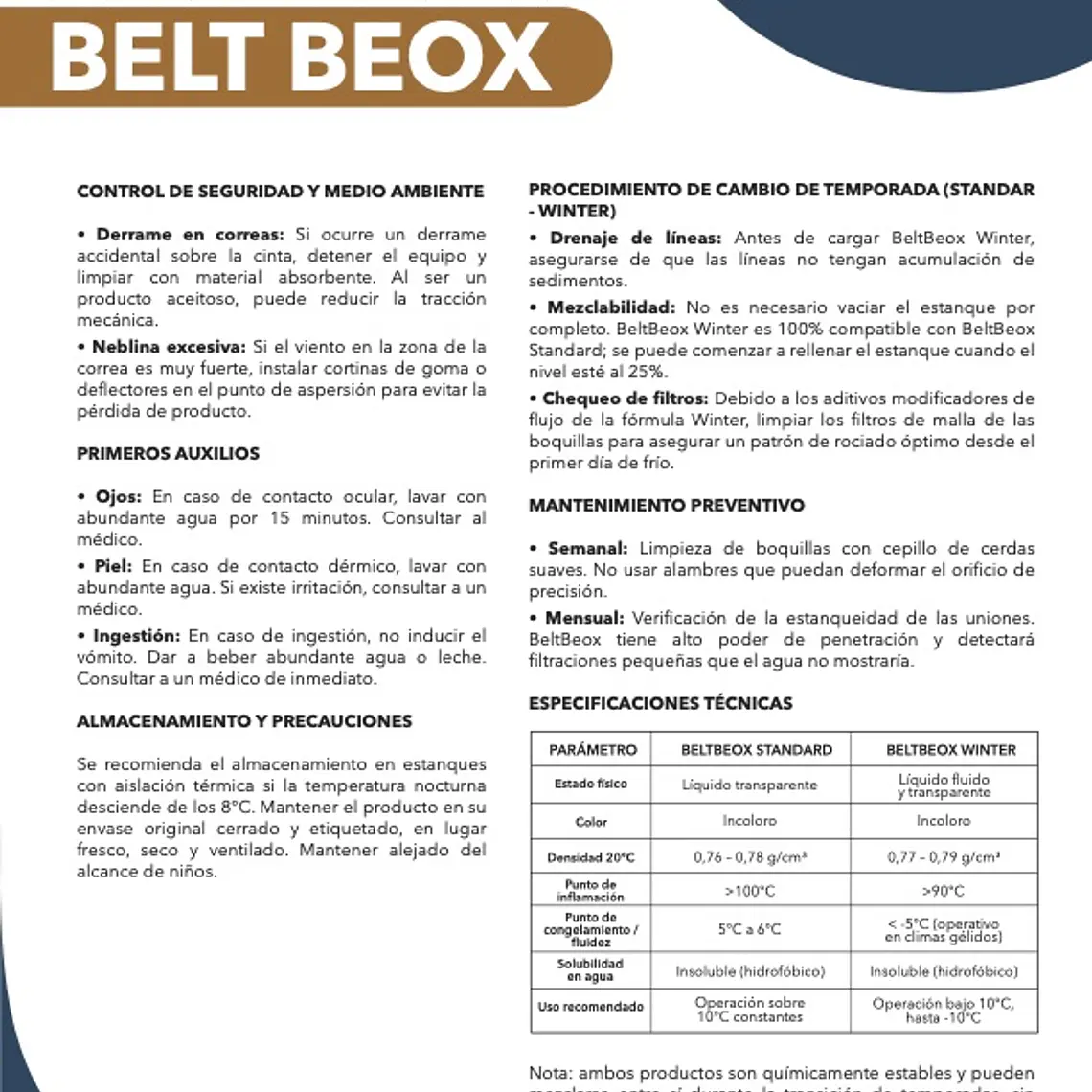 BeltBeox – Supresor de Polvo para Correas Transportadoras | IBC 1.000 L 3