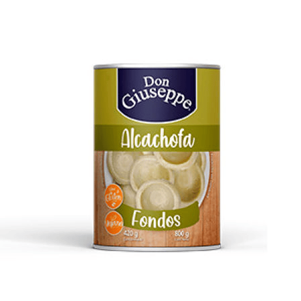 FONDOS ALCACHOFA 800G CONSERVAS DON GIUSEPPE (FOOD SERVICE)