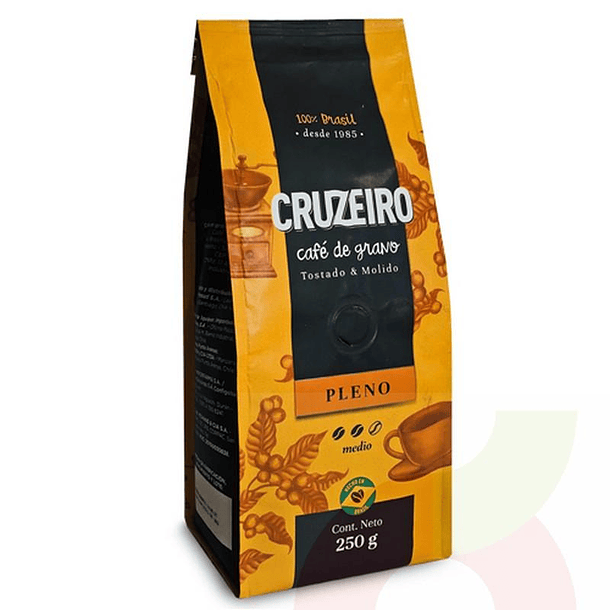 CAFÉ EN GRANO GOURMET CRUZEIRO PLENO 250g