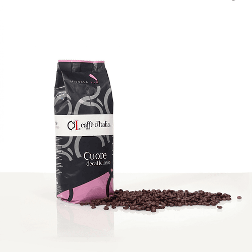 CAFÉ EN GRANO  - CUORE DESCAFEINADO 500GR