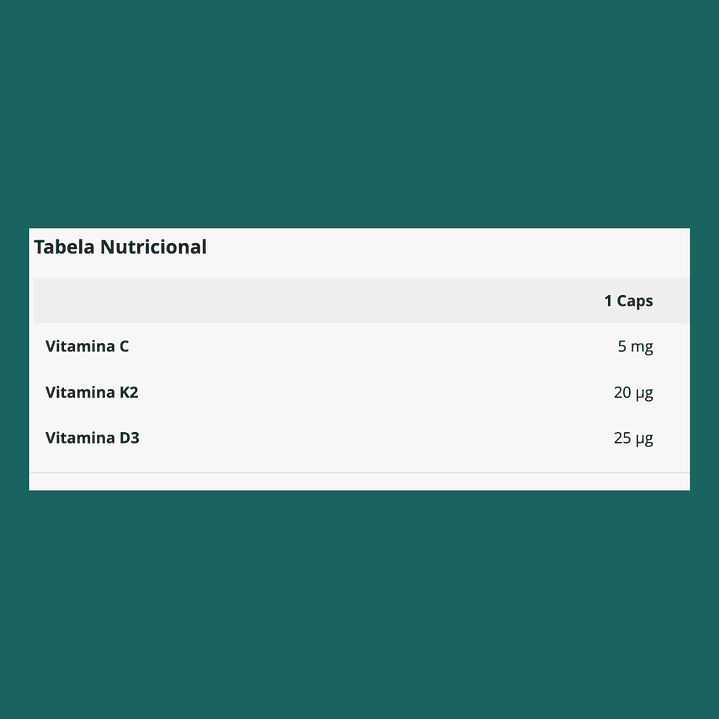 Vitamina D3+K2 60 Caps 2