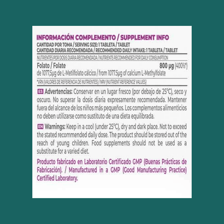 METHYL FOLATE 120 CAPS HSN 2