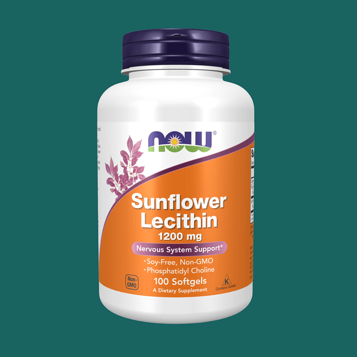 Lecitina de Girassol 1200mg 100 cápsulas 1