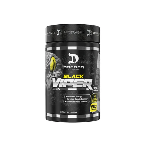 Black Viper Quemador Termogénico Dragon Pharma 90 Caps