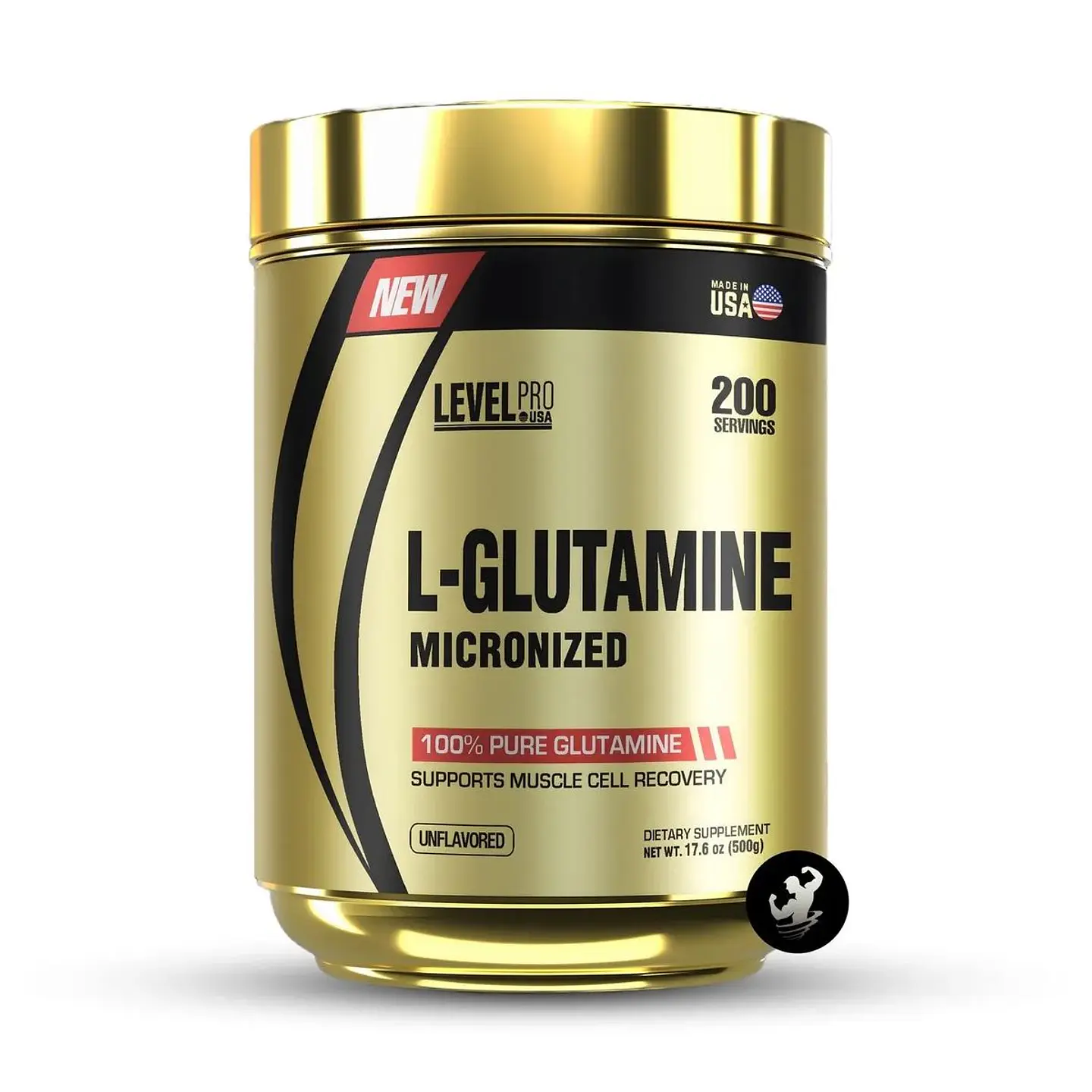 Glutamina Level Pro 500 gramos 1