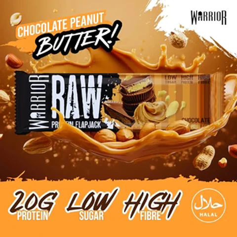 Barra de proteína Warrior Raw sabor Chocolate Penut Butter - Warrior