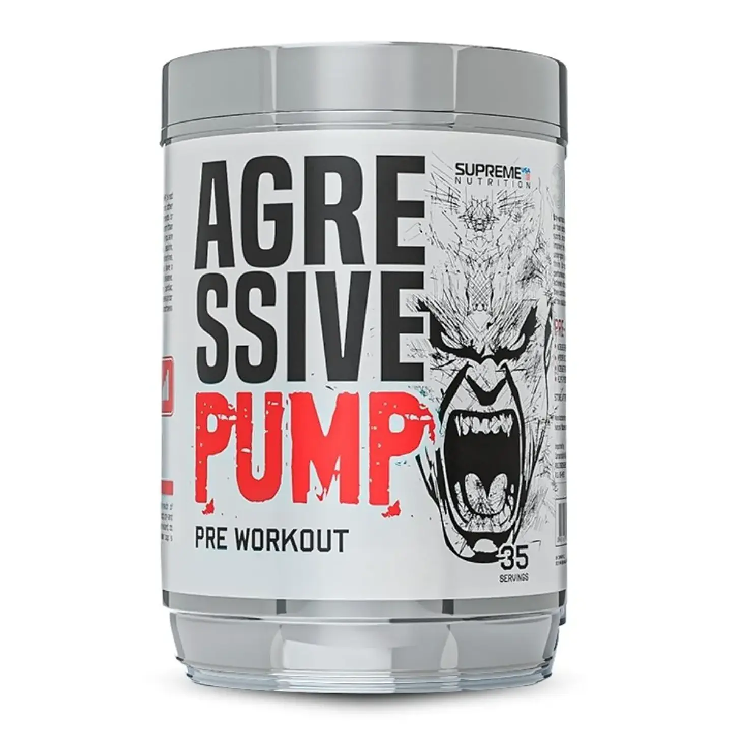 Pre Entreno Agressive Pump 35 serv - Fruit Punch 1