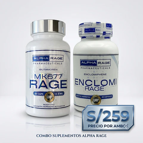 Combo Alpha Rage: MK-677 + Enclomi Rage