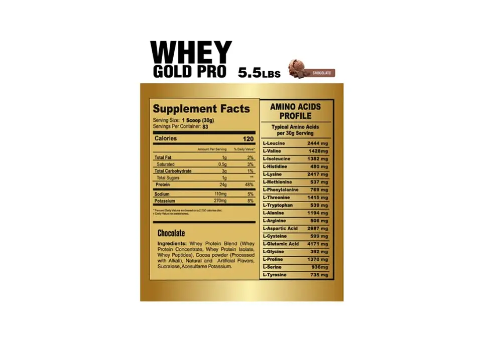 Level Pro | PROTEINA WHEY GOLD PRO 2.5KILOS 2