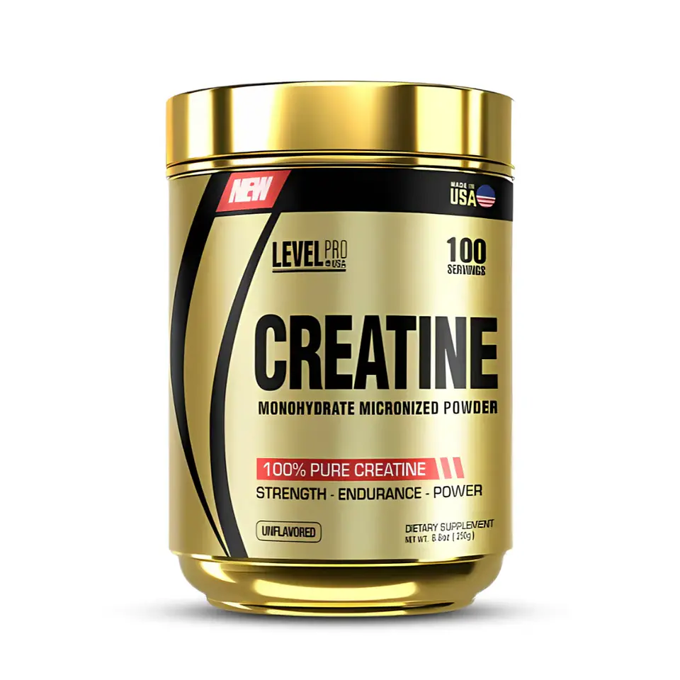 Creatina Level Pro 250 g - Creatina Monohidratada y Micronizada 1