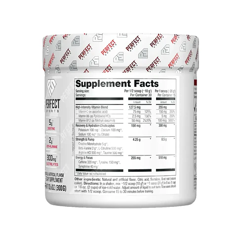 Pre entreno Iprep Perfect Sports Fruit Punch Candy 30 tomas