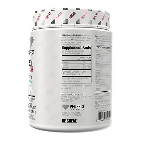 Colageno Collagen Peptides 500 gr Perfect Sports