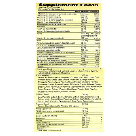 Multivitaminico Optimen Optimum Nutrition 240 Caps