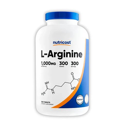 L-Arginina NUTRICOST 1000 MG - 300 Tabletas