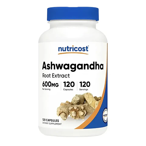 Ashwagandha NUTRICOST 600 mg - 120 cápsulas