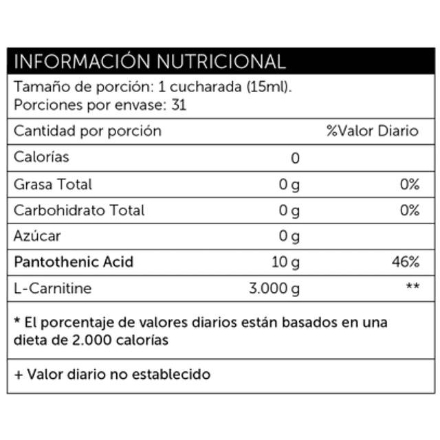 Vanish L Carnitina Liquida 1500 31 servicios