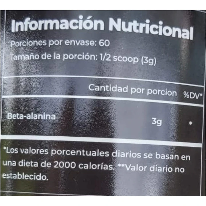 Beta Alanine Pro 180gr 2