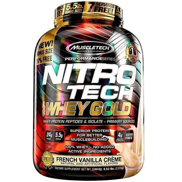 Nitro Tech 100% Whey Gold 5.5 lb