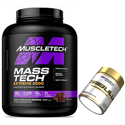 Mass Tech Extreme 2000 6 lb + Tribulus 1200 120 Capsulas