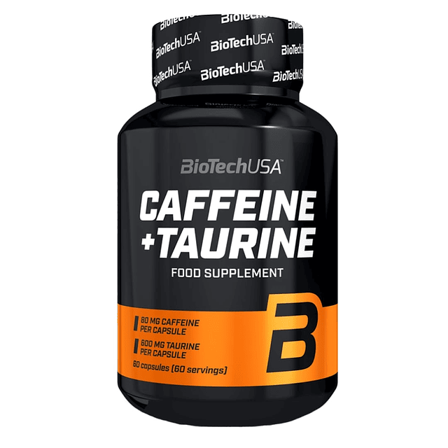 Caffeine + Taurine 60 capsulas
