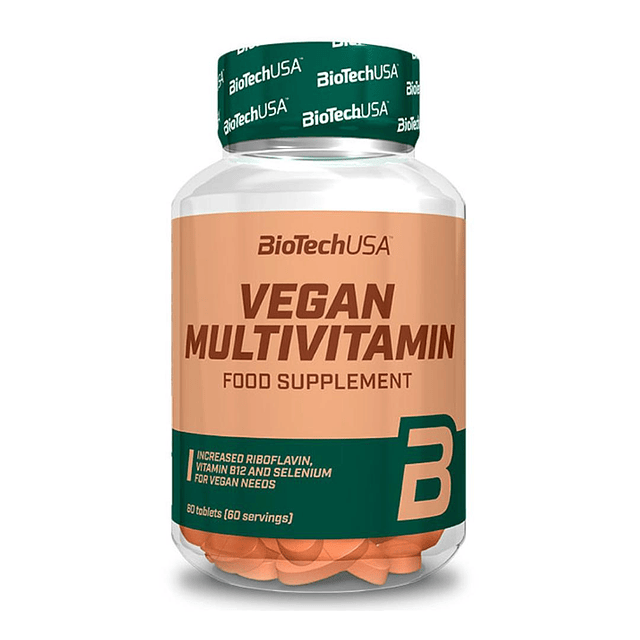 Vegan Multivitamin 60 Tabs BiotechUSA