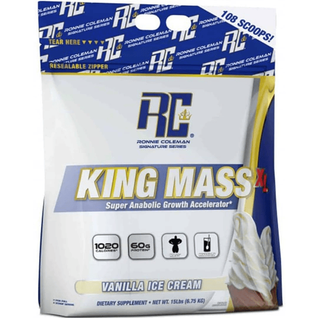 RC King Mass XL 15 lb + Creatine Ronnie Coleman xs 300gr