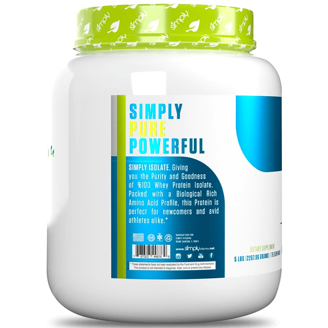 Simply Isolate 100% Hydrolysed 5 lb