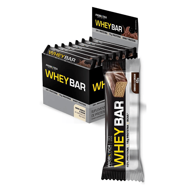 Whey Bar 40gr Probiotica (24 unidades)