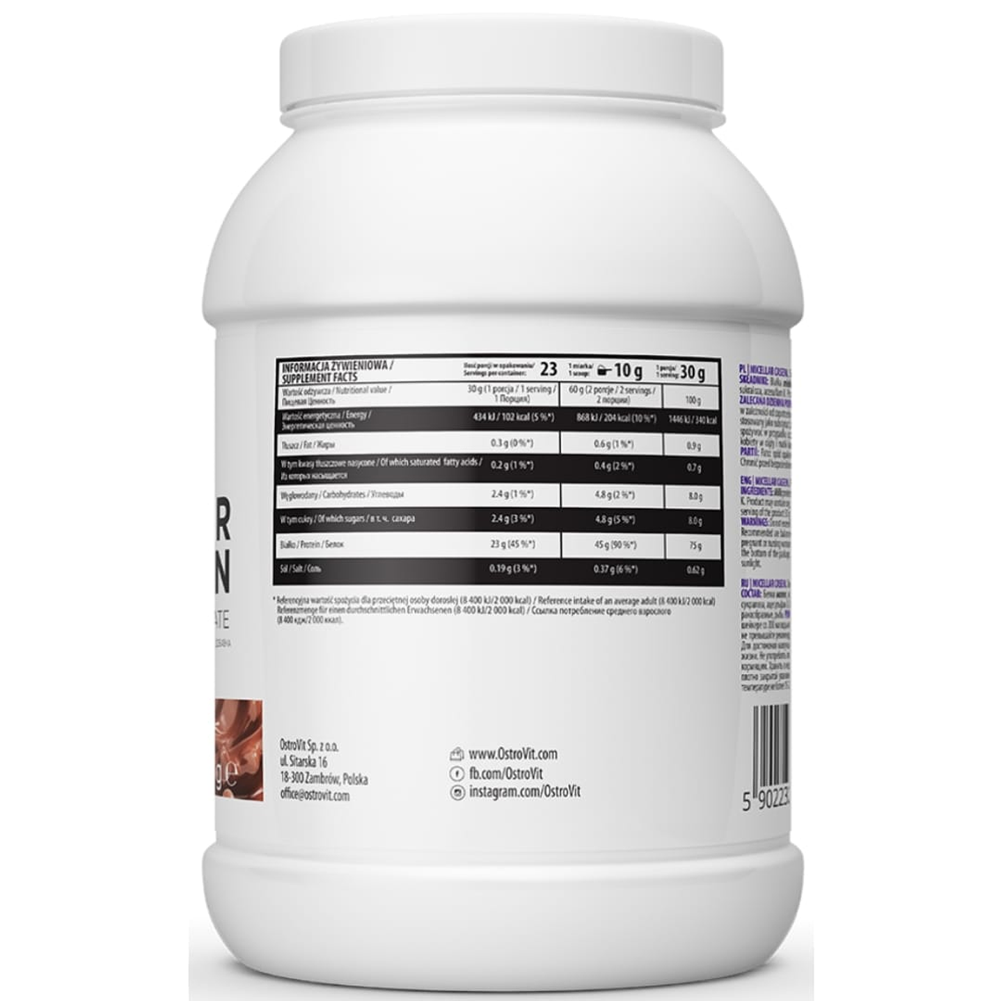 OstroVit Micellar Casein 700gr 3