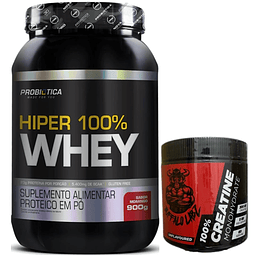 Hyper 100% Whey 900gr Probiotica + Creatine 100% monohydrate Buffalo Labz 300gr