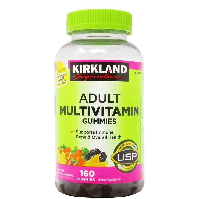 Multivitamin Adult Kirkland 160 gomitas