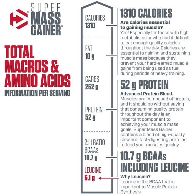 Super Mass Gainer 6 lb