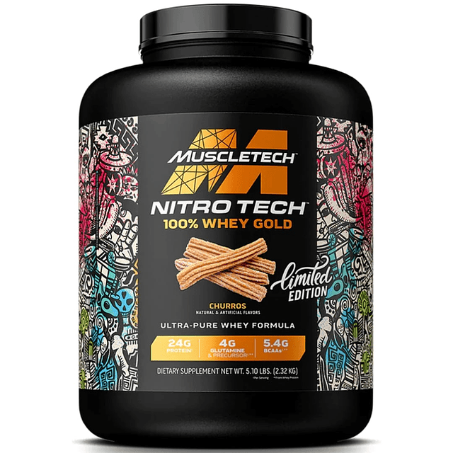 Nitro Tech 100% Whey Gold Edición Limitada 5 lb