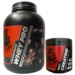 Concentrate Whey Pro Buffalo Labz 5 lb + Creatine 100% monohydrate Buffalo Labz 300gr