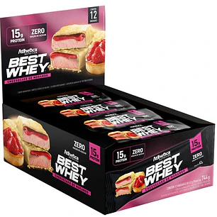 Atlhetica Nutrition Best Whey Bar 62gr (box 12 unidades)