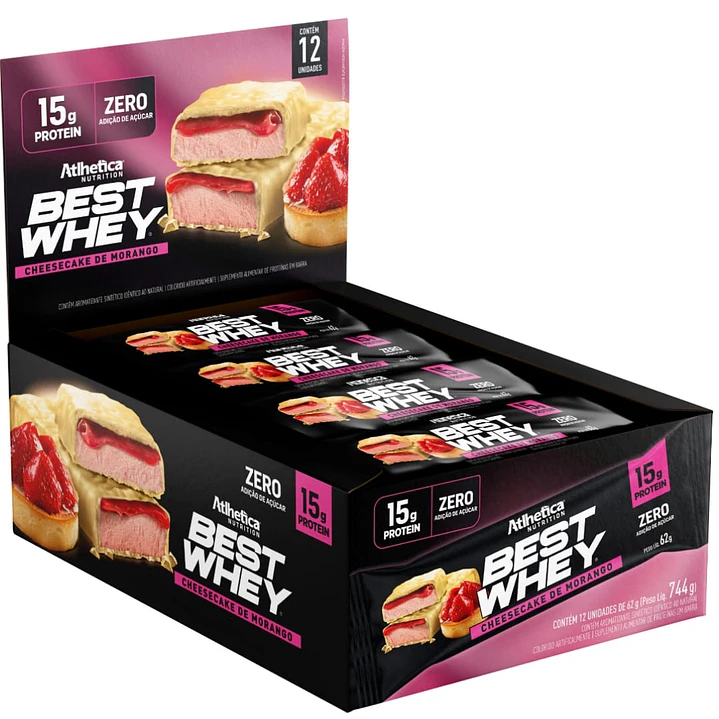 Atlhetica Nutrition Best Whey Bar 62gr (box 12 unidades) 1