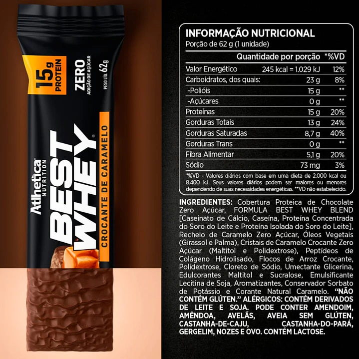 Atlhetica Nutrition Best Whey Bar 62gr 2