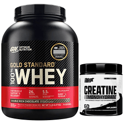 Gold Standard 100% Whey Protein 5 lb + Creatina Drive Nutrex 300gr