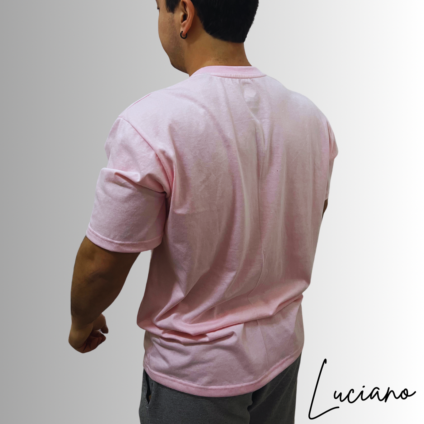 Polera Oversize Simple Buffalo Club - Rosado bebe 8