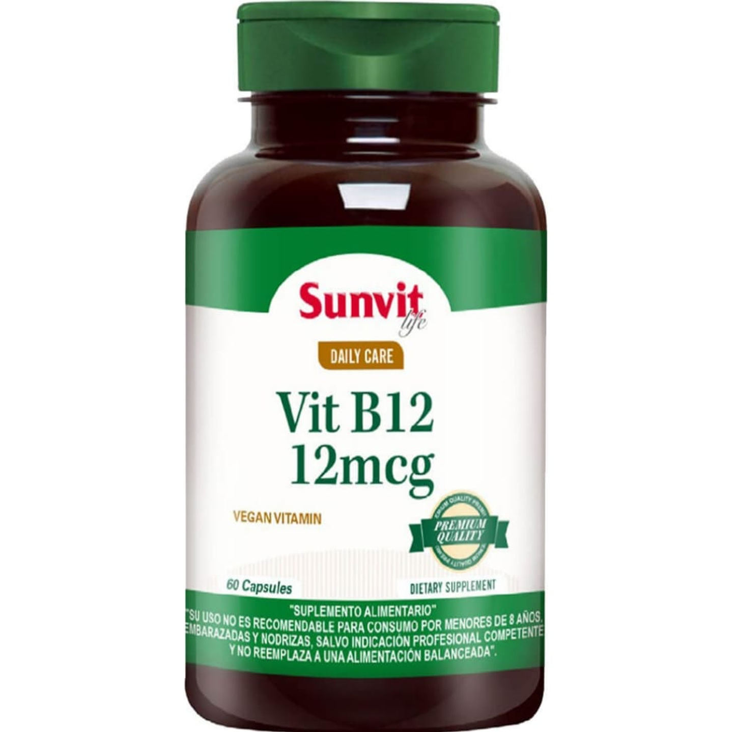 Vit B12 12 mcg 60 Cápsulas 1