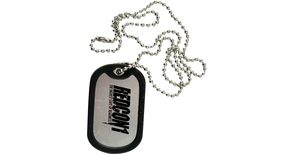 Collar Redcon1 Veteran God Tag