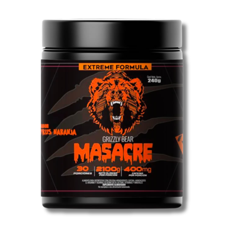 Masacre Pre Workout 240gr  30 servicios