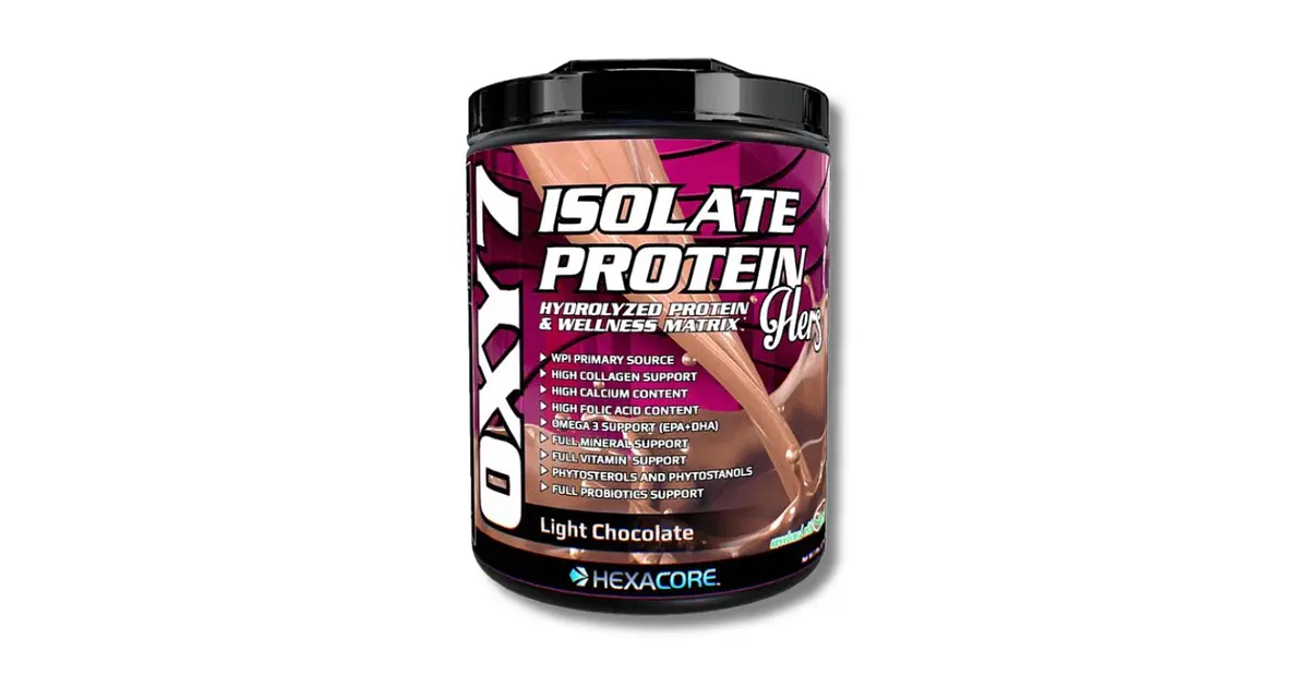 OXY 7 Hers Isolate Whey Protein 5 lbs - 60 servicios