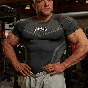 Camisa De Compresion Warrior Youngla - Gris