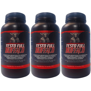 Testo Full Buffalo 120 capsulas (3 unidades)