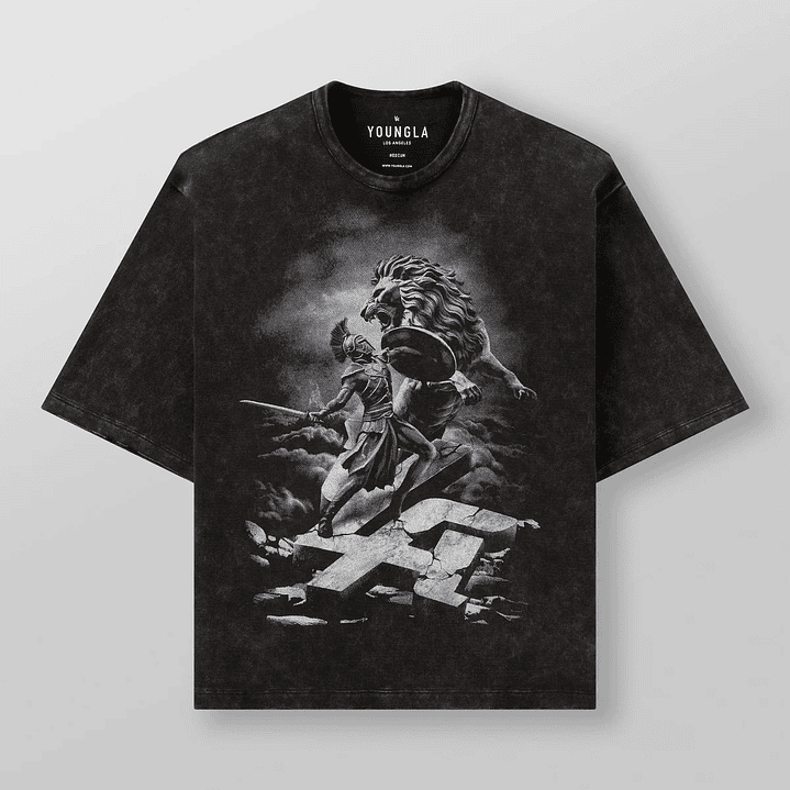 Polera Oversize Youngla Gladiador - Negro 4