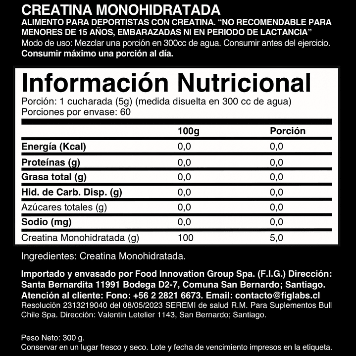 Concentrate Whey Pro Buffalo Labz 5 lb + Creatine 100% monohydrate Buffalo Labz 300gr 5