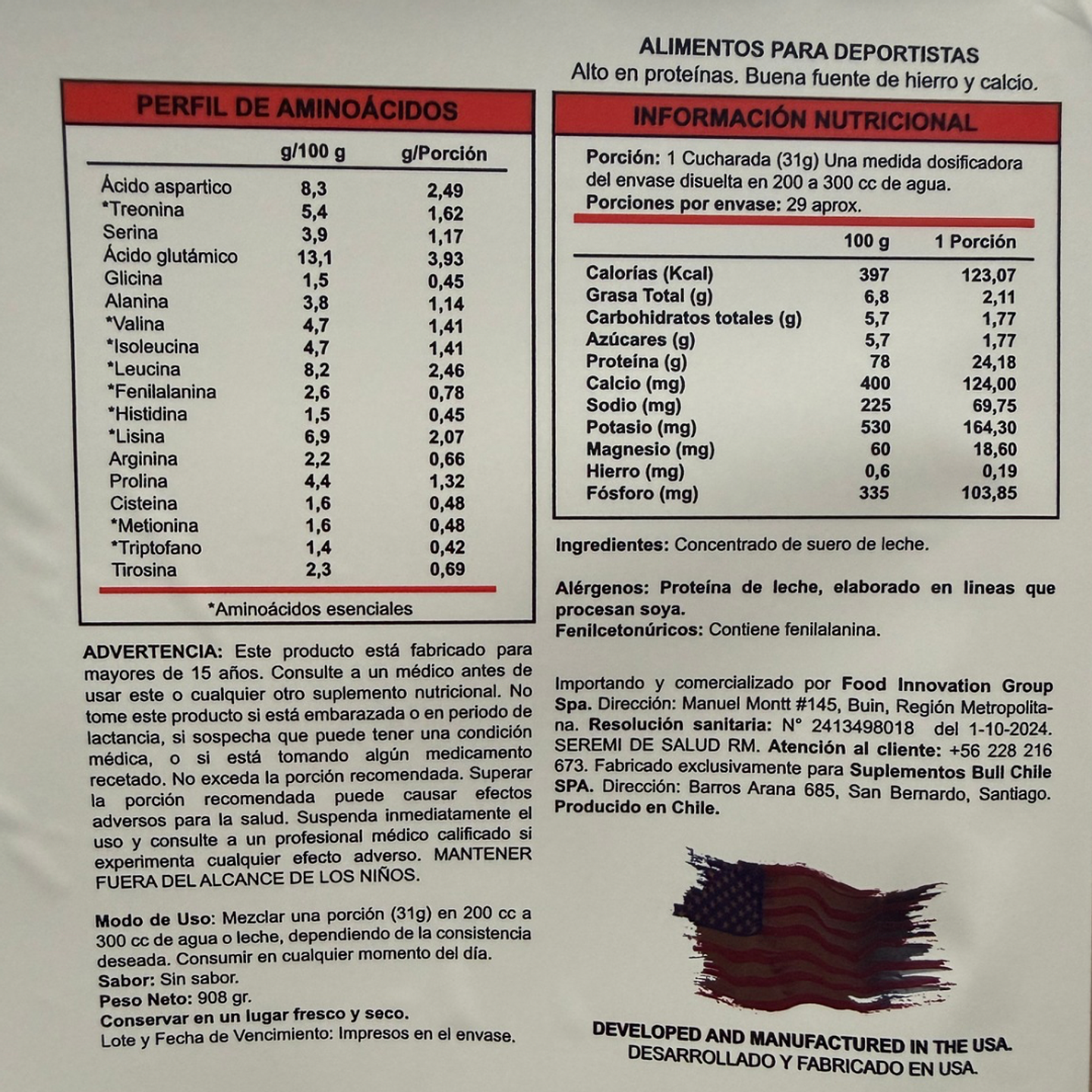 Concentrate Whey Pro Buffalo Labz 5 lb + Creatine 100% monohydrate Buffalo Labz 300gr 8