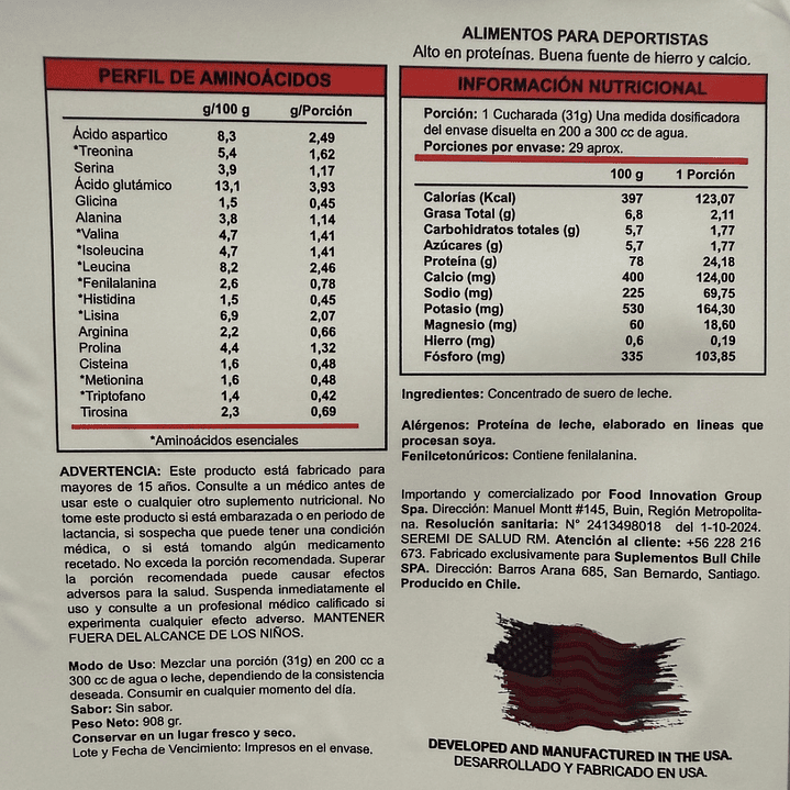 Concentrate Whey Pro Buffalo Labz 5 lb + Creatine 100% monohydrate Buffalo Labz 300gr 8